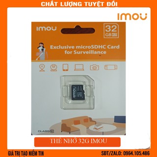 Thẻ nhớ 32GB IMOU, class 10