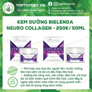 Kem dưỡng Bielenda Neuro Collagen 50ml dưỡng ẩm sâu, trẻ hoá, giúp da căng mịn, đàn hồi