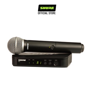 Micro không dây Shure BLX24A/SM58 nổi tiếng - Hàng chính hãng - Micro chuyên dùng cho Karaoke, biểu diễn chuyên nghiệp