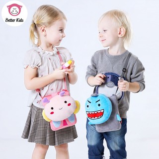 Túi Đeo Chéo, Đựng Lì Xì Cho Bé Chất Liệu Nhung Mịn Cao Cấp,Họa Tiết Hoạt Hình Đáng Yêu