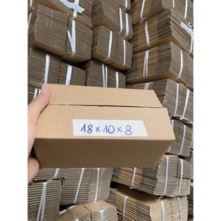 combo 20 hop 18x10x8 hộp giấy đóng hàng/shipCoD/thùng giấy/carton (có sẵn)