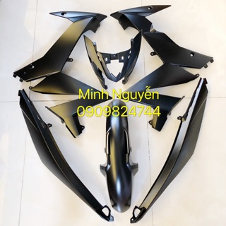 Dàn áo xe Satria màu đen nhám chính hãng suzuki