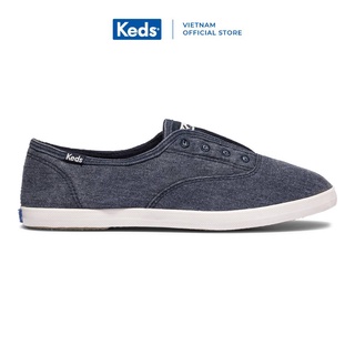 Giày Keds Nữ - Chillax Washed ORG Core Twill Navy - KD064817