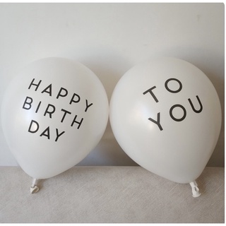Set 2 bóng bay happy birthday to you trang trí sinh nhật