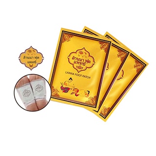 [ 𝐒𝐢̉ 𝐇𝐂𝐌 ] Combo 3 Bịch Miếng dán thải độc bàn chân Lanna Foot Patch Thái Lan