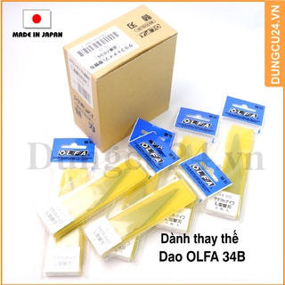 Lưỡi dao rọc giấy, chiết ghép cành OLFA XB34 dùng thay dao OLFA 34B [made in japan]
