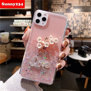 Ốp điện thoại đính hoa 3D bảo vệ Realme C20 C21 OPPO A54 A9 2020 A37 A37F A71 F3 F5 F7 A92S Neo 2F 2Z 6 Xt 5i 5 Pro C3