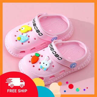 [Tặng 10 jibbitzs 20k] Dép Sục Trẻ Em Kazzo Garden WBB01 Đế Eva Siêu Mềm Nhẹ Chống Trơn Trượt Cho Bé