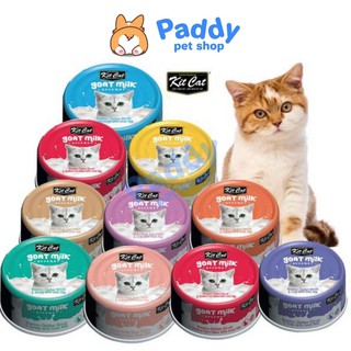 Pate Kit Cat Sữa Dê Bổ Sung Canxi Cho Mèo (Lon 85g)