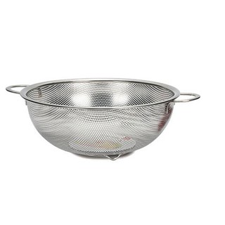 Rổ inox punching hole 25 cm có tay cầm [MIXB1252]
