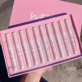 Sét son kem 10 cây Wetn Trung vỏ hồng xinh xắn