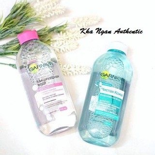 NƯỚC TẨY TRANG GARNIER DA DẦU VÀ MỤN (màu xanh)