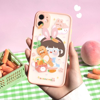 ốp iphone girl and carrot dễ thương ốp lưng iphone 6 7 8 x 11 12promax 12mini plus xsmax 11pro 11promax