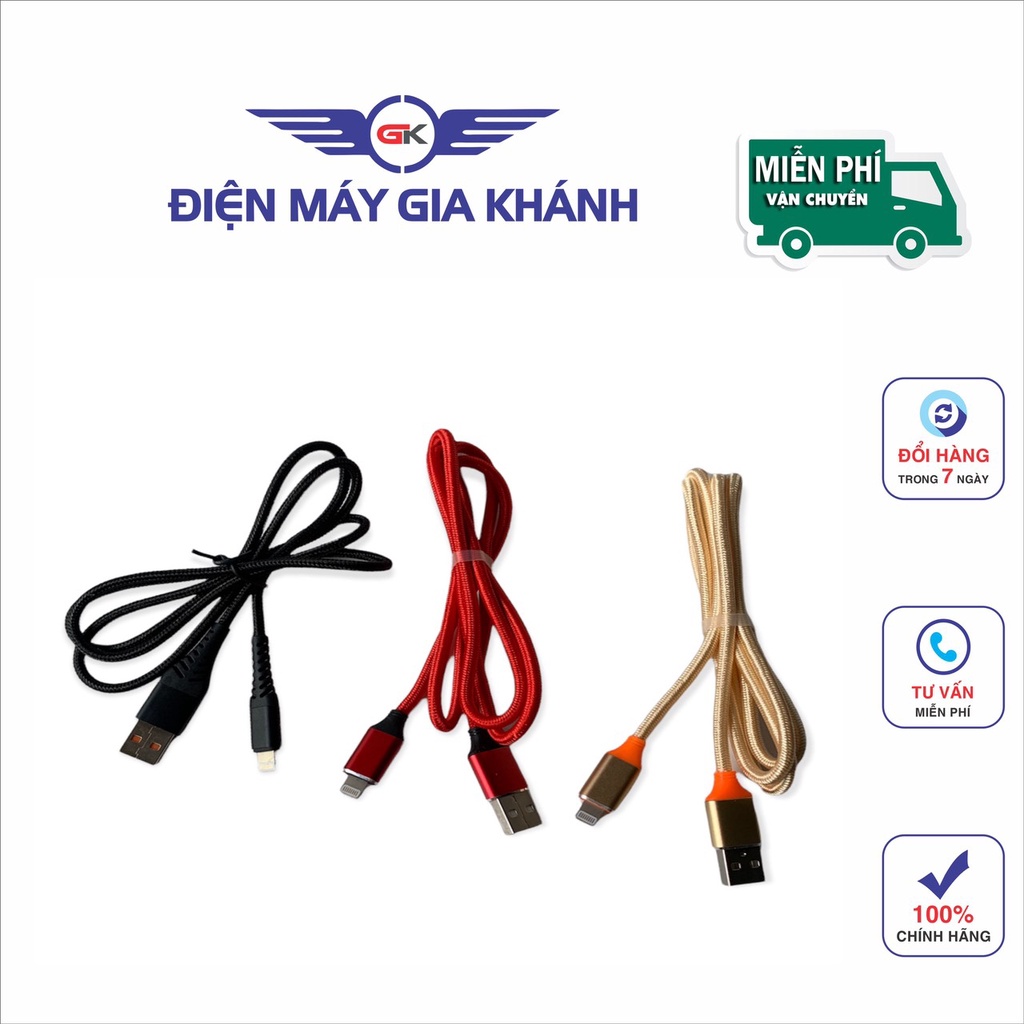 Cáp Sạc IP-Cáp Da 1M