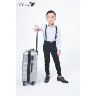 [NHẬP WABRTL5 GIẢM 10% TỐI ĐA 50K ĐH 250K ]Áo sơ mi dài tay bé trai IVY moda MS 17K0954