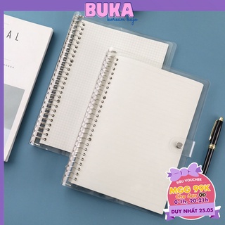 Sổ còng B5 9 còng bìa sổ còng binder giấy refill full set sổ B5 vpp Decorme