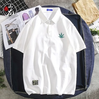 Áo Thun Form Rộng Polo Nam Nữ In Hình Chiếc Lá Siêu Thời Thượng Cool Ngầu Chất Cotton Mềm Mát Kiểu Cách Cá Tính  TTQ0228