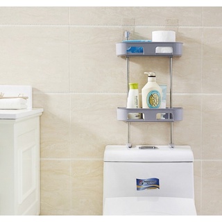 Giá kệ để đồ sau bồn cầu vệ sinh 2 tầng