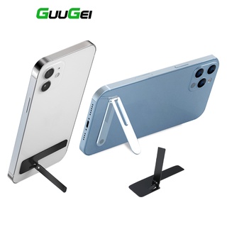 Giá đỡ điện thoại GUUGEI siêu mỏng bằng kim loại có thể gập lại tiện dụng cho Samsung Huawei Xiaomi