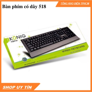 ⚡️Giao Hỏa Tốc 2h TPHCM ⚡️ Bàn Phím Có Dây Gaming Konig KB518 Chống Nước