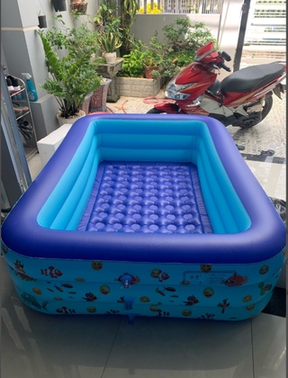 BỂ BƠI PHAO 2,3 TẦNG 1M2 ,  1M3 , 1M8  CAO CẤP HÌNH CHỮ NHẬT CHO BÉ VÀ GIA ĐÌNH XUA TAN CÁI NẮNG NGÀY HÈ