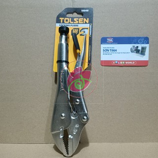 Kìm bấm chết 10inch công nghiệp tolsen 10048 (mỏ thẳng)
