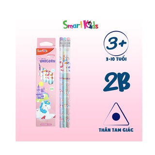 Hộp 12 Cây Bút Chì 2B Unicorn Smartkids - 8935276423616