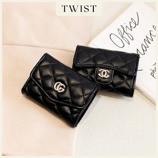 Ví card nữ cầm tay ví đựng thẻ mini nữ CG da sang trọng [Twist] 07C