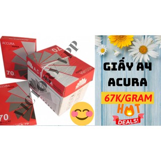 Giấy In Photo Accura A4 70gsm 500 tờ Nhập Khẩu Indonesia Dùng Cho Văn Phòng, Cửa Hàng Photo