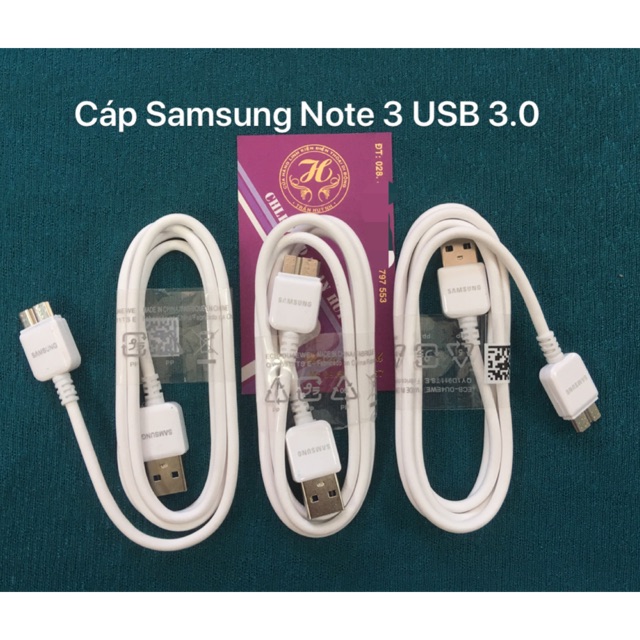 Cáp Samsung Note 3 USB 3.0