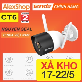 XÃ KHO  Camera Ngoài Trời Tenda CT6 2K Đàm Thoại 2 Chiều, Màu Đêm, Phát Hiện Chuyển Động
