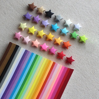 BỘ 1000 TỜ GIẤY XẾP SAO MÀU PASTEL NHIỀU MÀU