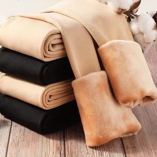 Quần tất sinh nhiệt lót lông cả bàn Bống chic. Hàng loại một lót lông dày dặn, có túi zip
