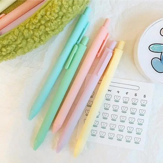 [Mã LIFEB04ALL giảm 10% tối đa 15K đơn 0Đ] Bút bi nước Macaron Pastel mực đen gel cute dễ thương màu sắc xinh xắn 0.5mm