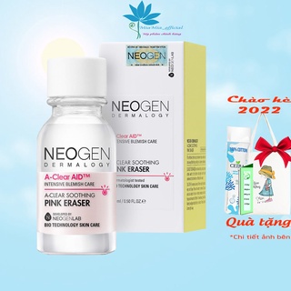 Chấm Mụn Neogen A-clear Soothing Pink Eraser 15ml Xẹp Mụn Sau 4 Giờ Giảm Xưng Đỏ Không Gây Kích Ứng Chống Nước Tốt