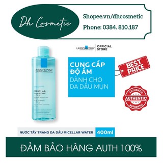 ( AUTH) La Roche-Posay Effaclar Eau Micellaire Ultra Peaux Grasses - Nước Tẩy Trang Cho Da Dầu Nhạy Cảm 400ml