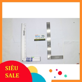 [RẺ VÔ ĐỊCH] COM BO THƯỚC GÓC CÁN NHÔM LOẠI TỐT 30CM VÀ CÓ LIVO