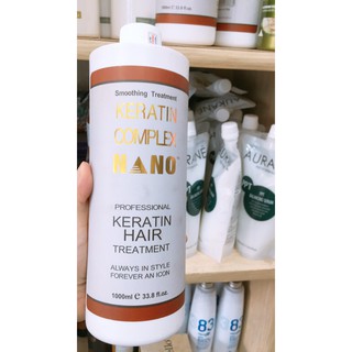 Keratin Complex Nano dạng bọc thẳng tóc 1000ml