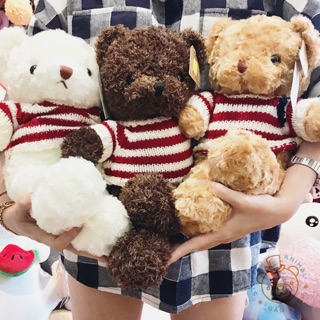 Gấu bông Teddy áo len Cờ Mỹ