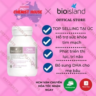 [ Hàng Chuẩn ÚC ] Bio Island DHA - Viên uống bổ sung DHA cho bà bầu 60 viên