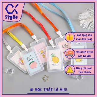 Dây đeo thẻ Cá store nhiều hình, đa dạng màu sắc, tiện lợi