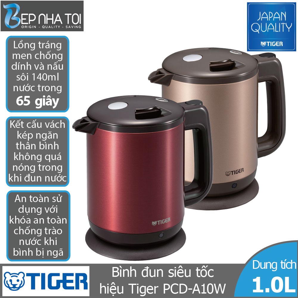 Bình đun siêu tốc Tiger PCD-A10W (1.0L)