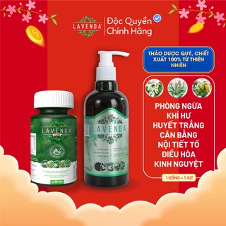 Combo LAVENDA ngăn ngừa Khí hư, Huyết trắng, Nấm ngứa, rối loạn nội tiết tổ (1 ddvs Lavenda 275ml + 1 Lavenda Plus)