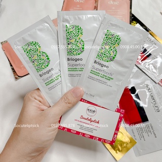 Sample Mặt nạ dưỡng tóc BRIOGEO Be Gentle, Be Kind™ Avocado + Kiwi Mega Moisture Superfoods Hair Mask