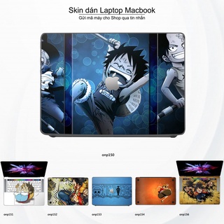 Skin dán Macbook mẫu One Piece (đã cắt sẵn, inbox mã máy cho shop)