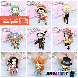 Móc khóa mika One Piece - móc khóa Anime