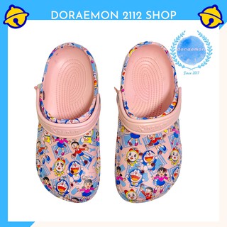 Giày Dép sục nữ có quai mẫu Doraemon dễ thương size từ 35-40