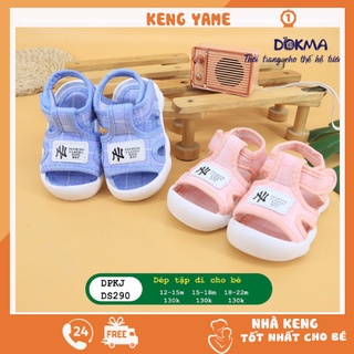 Dép tập đi DOKMA dép tập đi chất liệu cao su đếm mềm chống trơn trượt cao cấp cho bé trai và bé gái