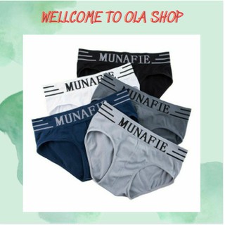 Quần Lót Tam Giác Munafie Sịp Xì Siêu Hót Chất Co Giãn 4 Chiều Mỗi Quần 1 Túi Zip Sang trọng DL23