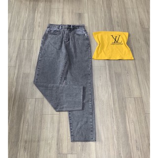 Quần baggy trơn đen xám momjean siêu hot hoit